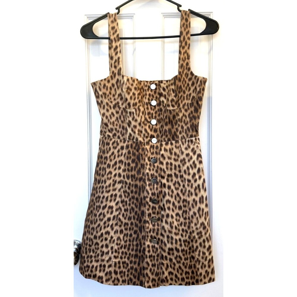 Capulet Millie Leopard Print Dress Size XS Mint Condition - Picture 4 of 9
